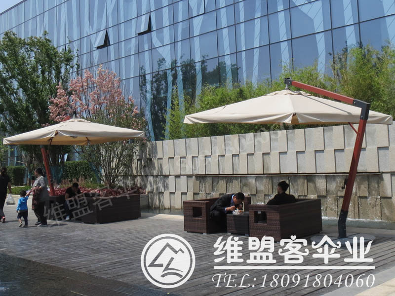 售楼部庭院伞2