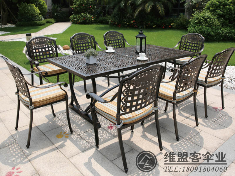 铁艺家具  欧式铸铝家具 别墅家具2