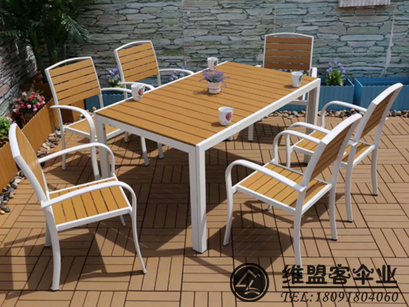 塑木桌椅  木塑家具 2