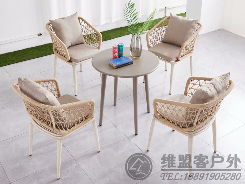 拉绳桌椅  户外桌椅2