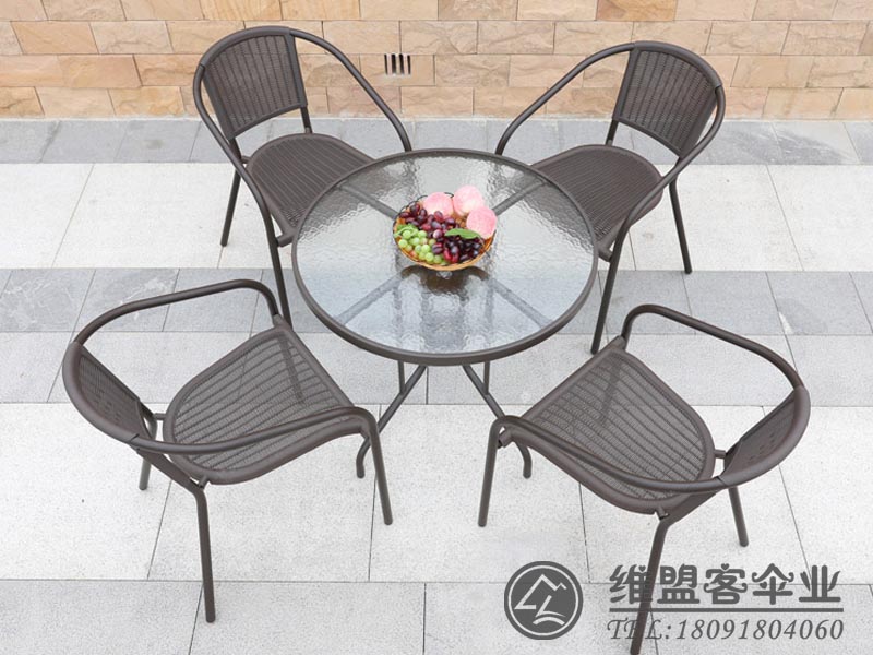 一桌四椅 户外桌椅 户外家具2