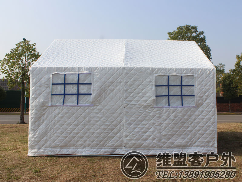 蓝色户外棉帐篷 棉内胆2
