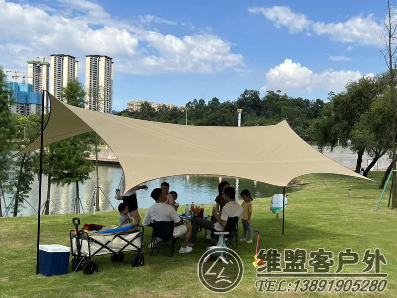 户外蝶形天幕 户外帐篷 户外遮阳篷2